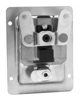 Key-Locking Polished Stainless Steel Paddle Handle 3-3972-SS51-10