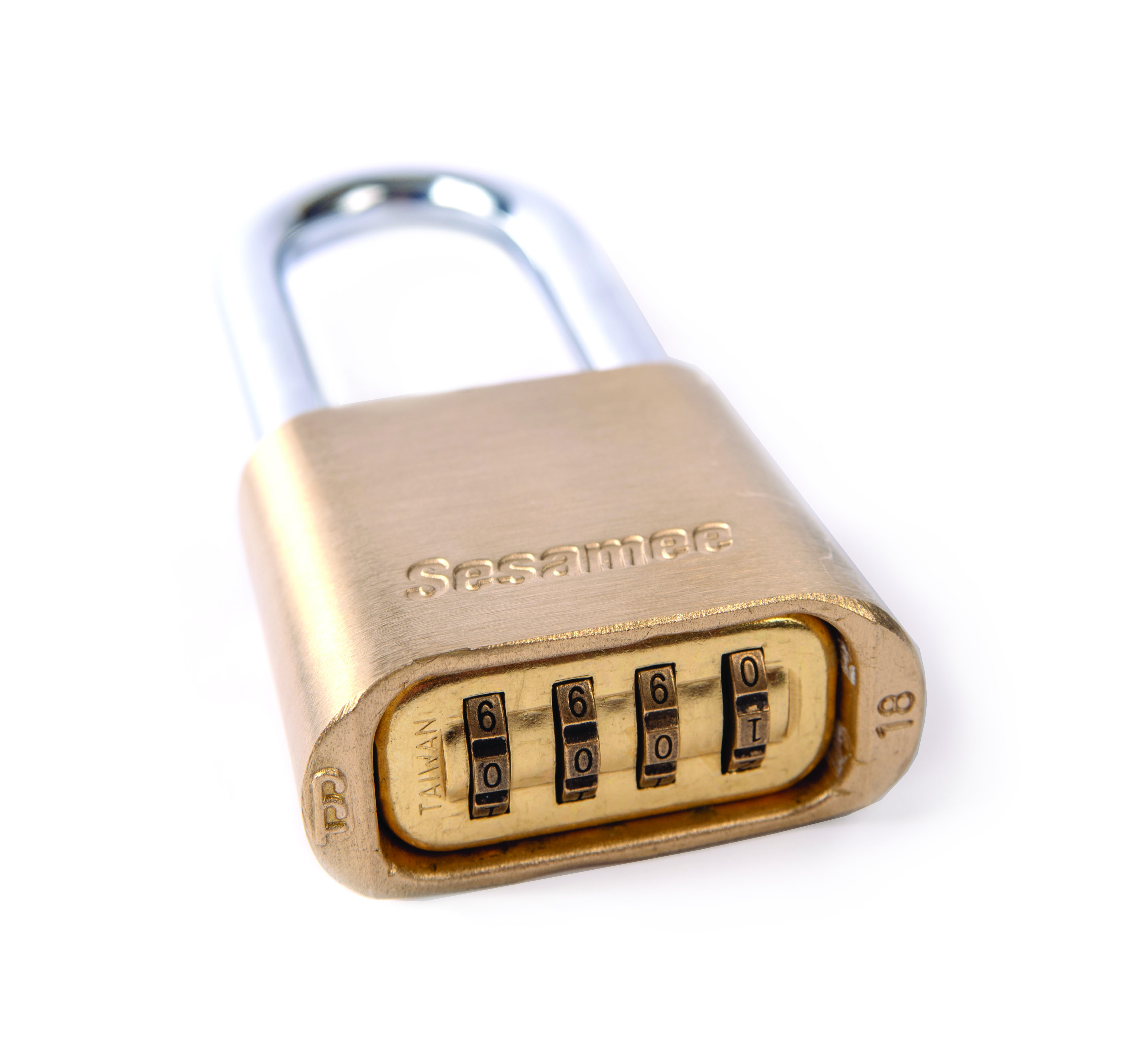 K437 | Sesamee 436/437 Series All Brass Dial Padlock 