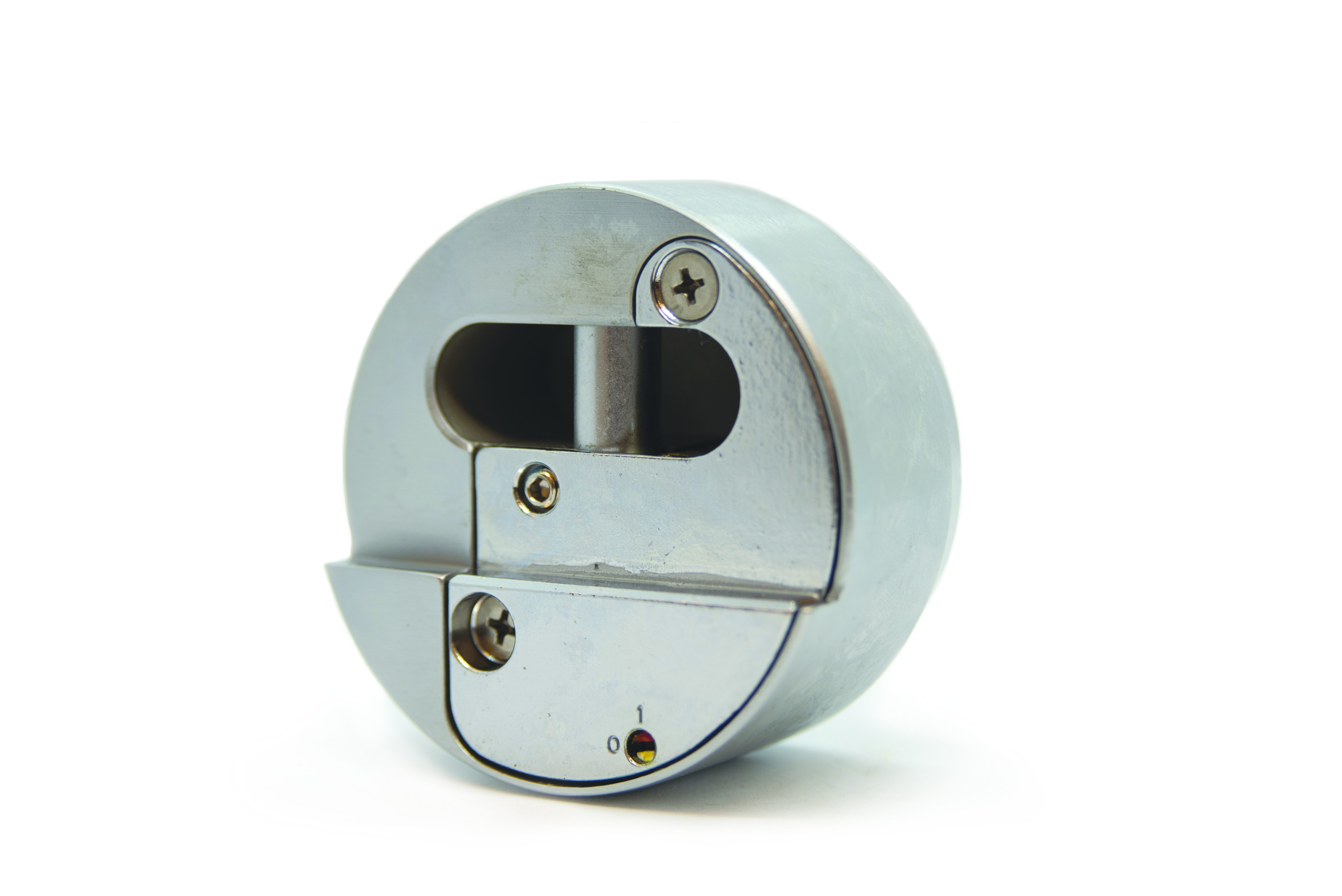 930 Series Puck Lock with Stepped Back and Zinc Diecast Body 93002-Z