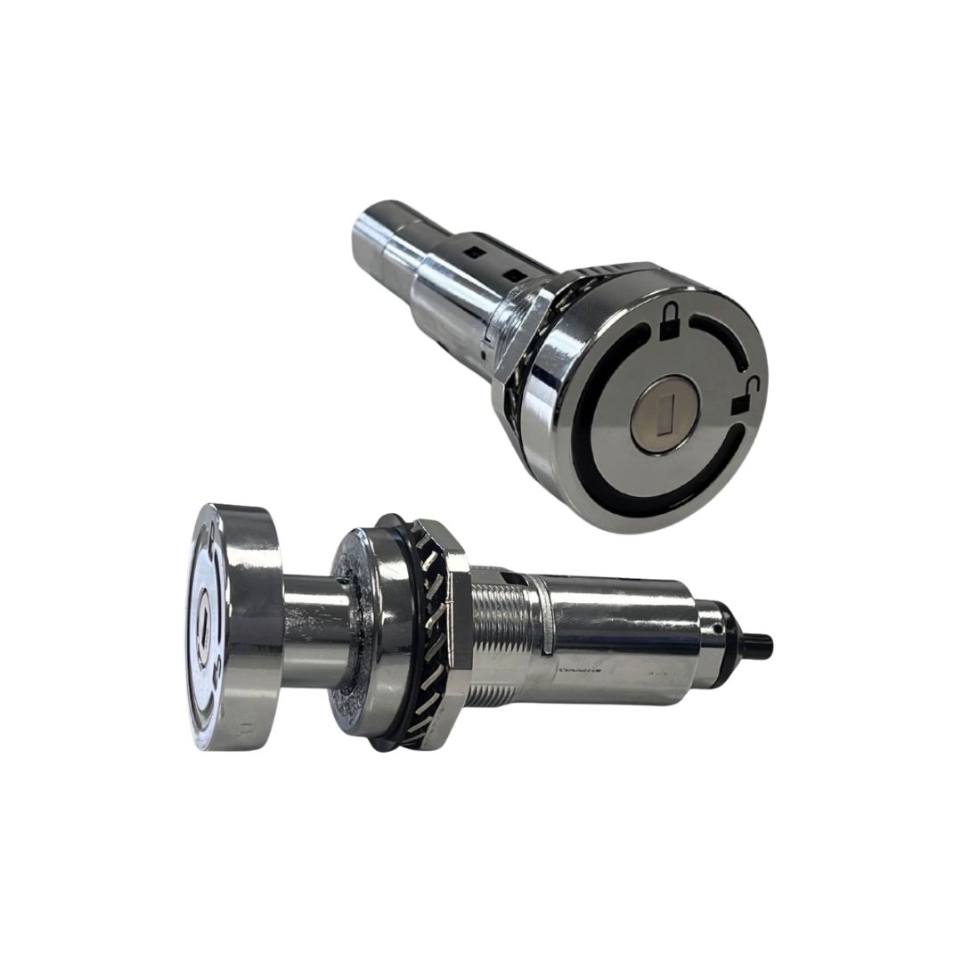 <p>Palm-Style Push Button Lock<p>