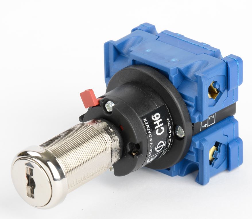 V3171CH6Indoor 20 amp Key Switch Lock, 2.4375