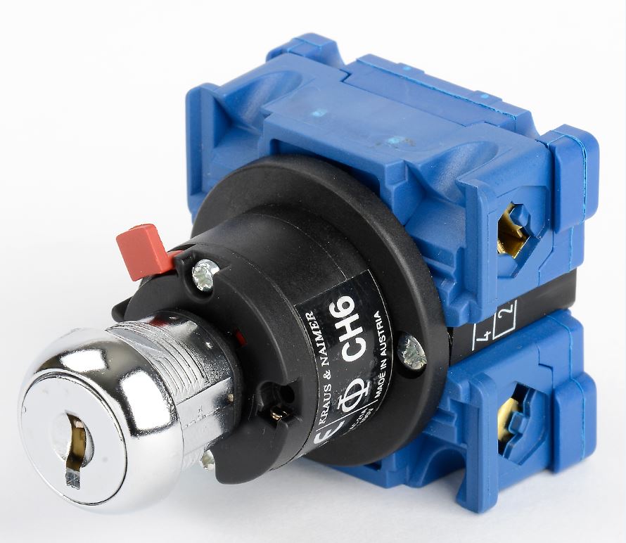 V3272CA4IP66 Rated 10 amp Outdoor Key Switch Lock, 2.0625